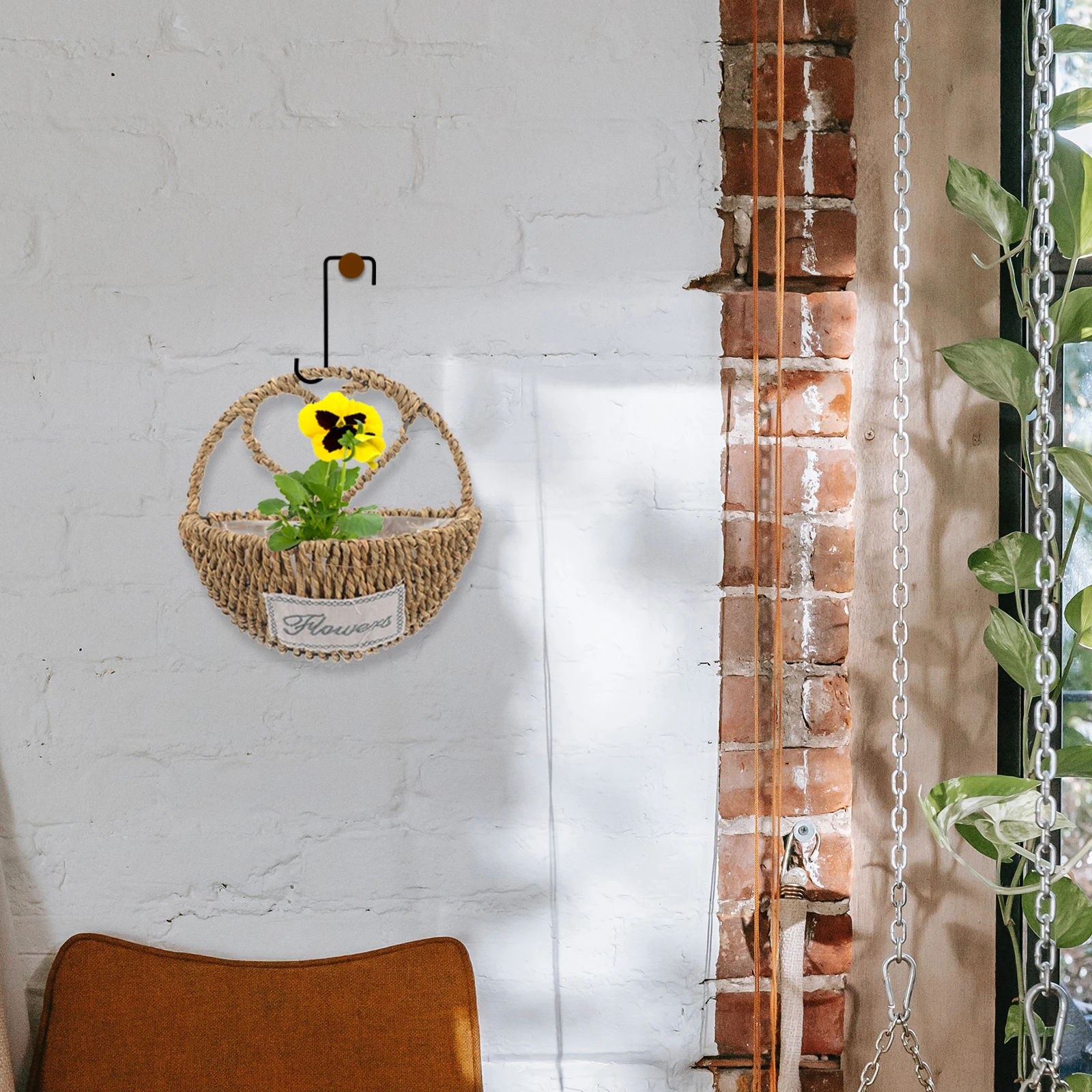 

6 Pcs Flower Pot Hook Sturdy Rust Proof Hanging Plants Lanterns Towels Bags Indoor Outdoor Living Room Bedroom Garden