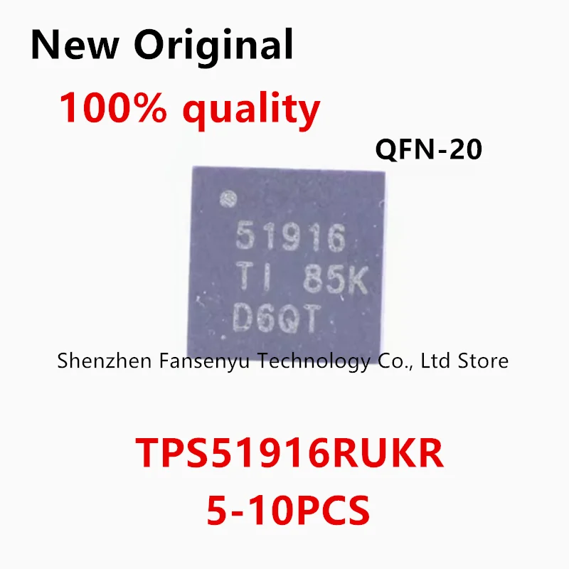 

(5-10piece)100% New TPS51916RUKR TPS51916 51916 QFN-20 Chipset