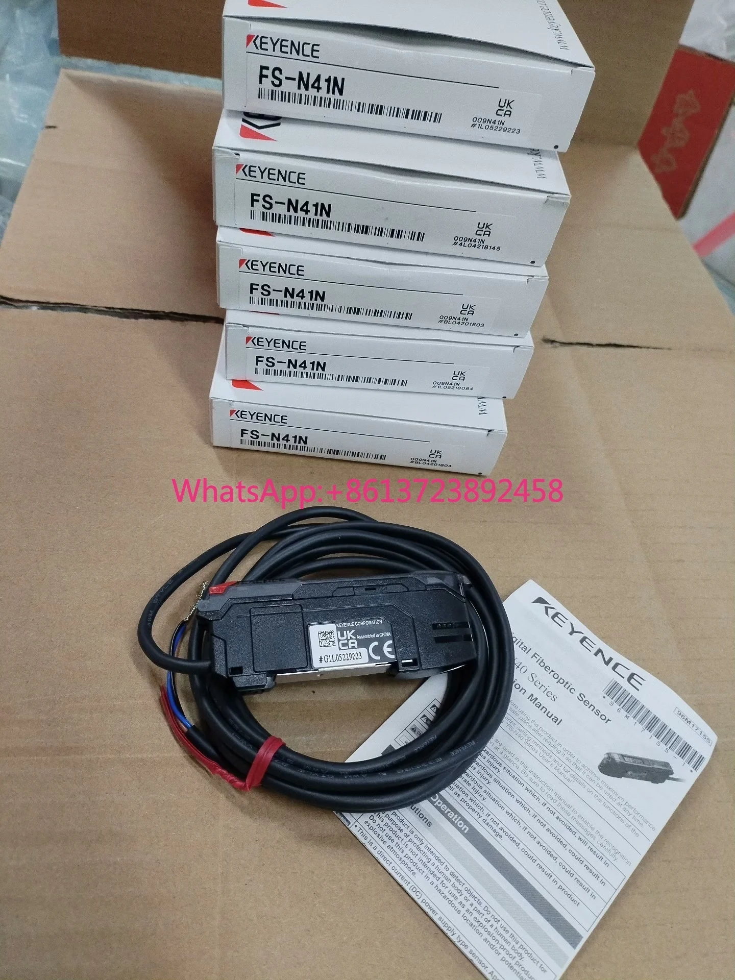 

KEYENCE FS-N41N sensor is brand new and original.