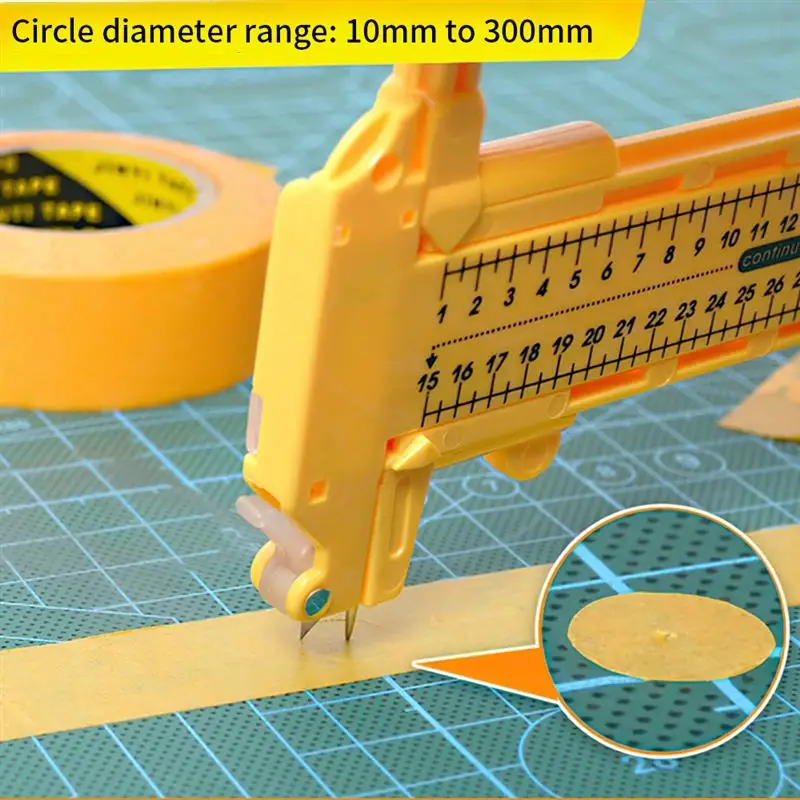 1~30cm Circular Cutting Tool Model Cover Paper Drawing Circular Knife with 6pcs Blade Cutting Compass for Hobby Model Cutting