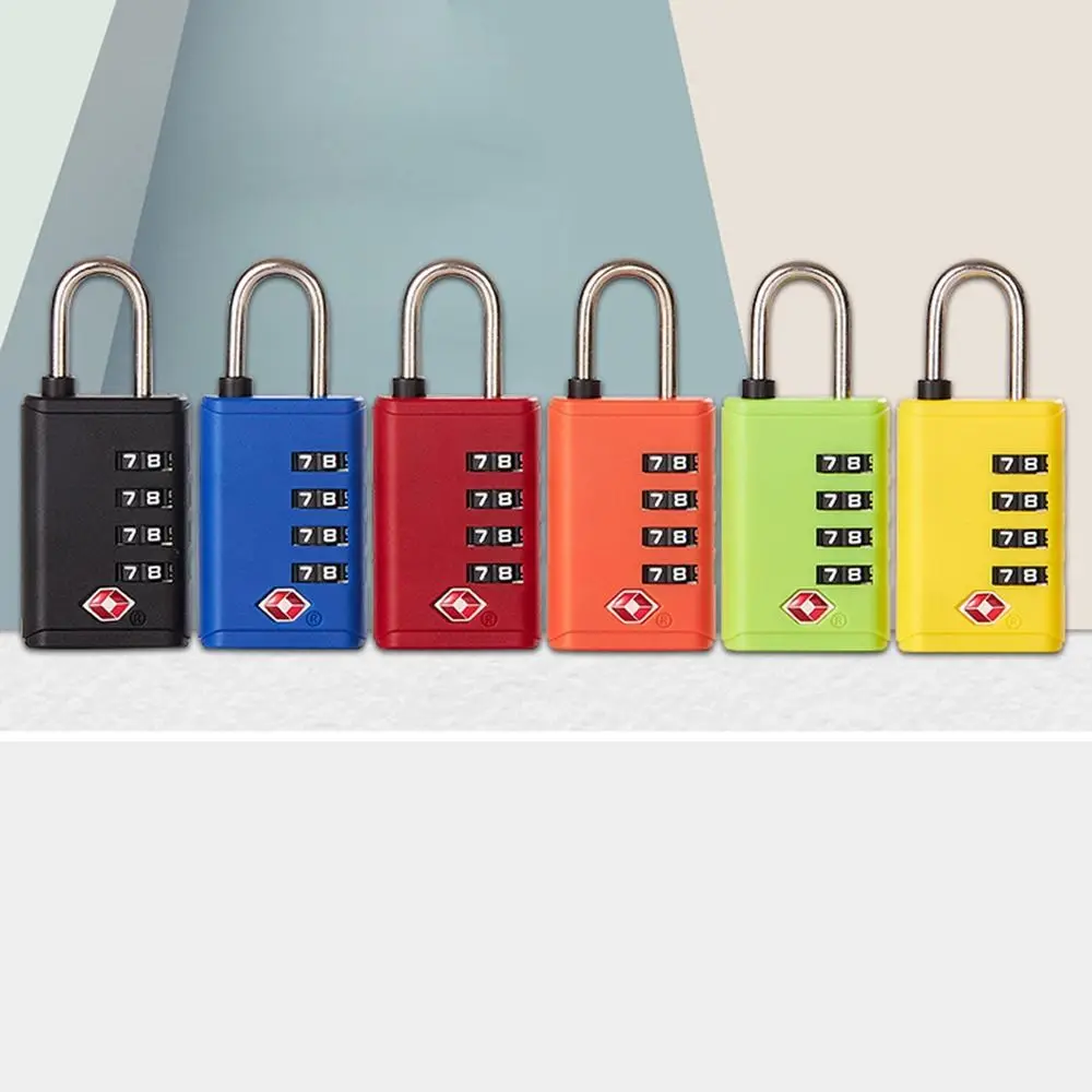 New TSA 4 Digit Combination Lock Anti-theft Security Tool Cabinet Padlock Suitcase Luggage Coded Lock for Travel