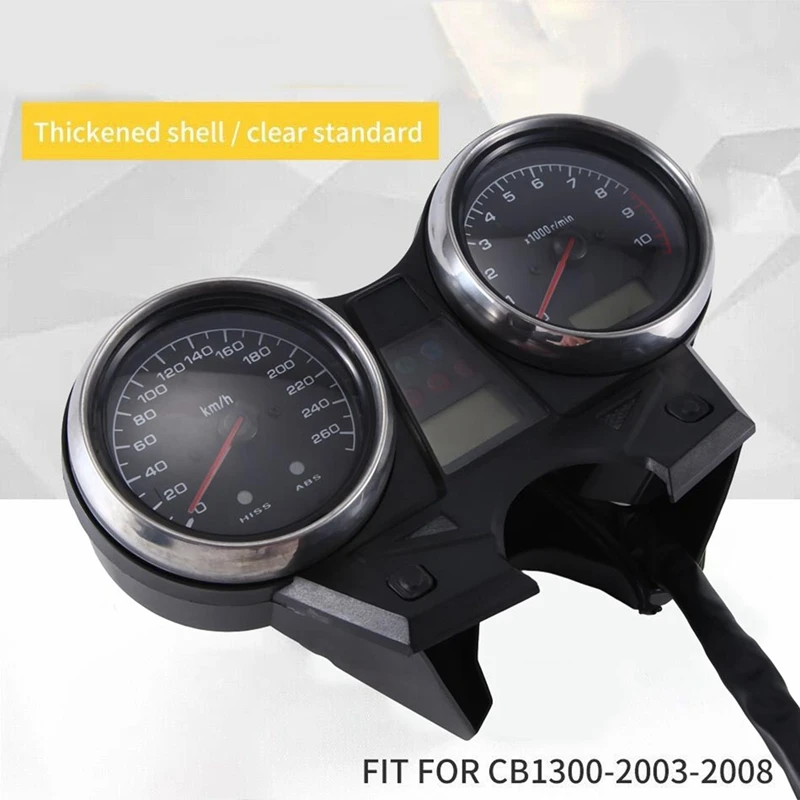 

Motorcycle ABS Speedometer Tachometer Meter Instrument Gauge Parts Fit For HONDA CB1300 2003-2008