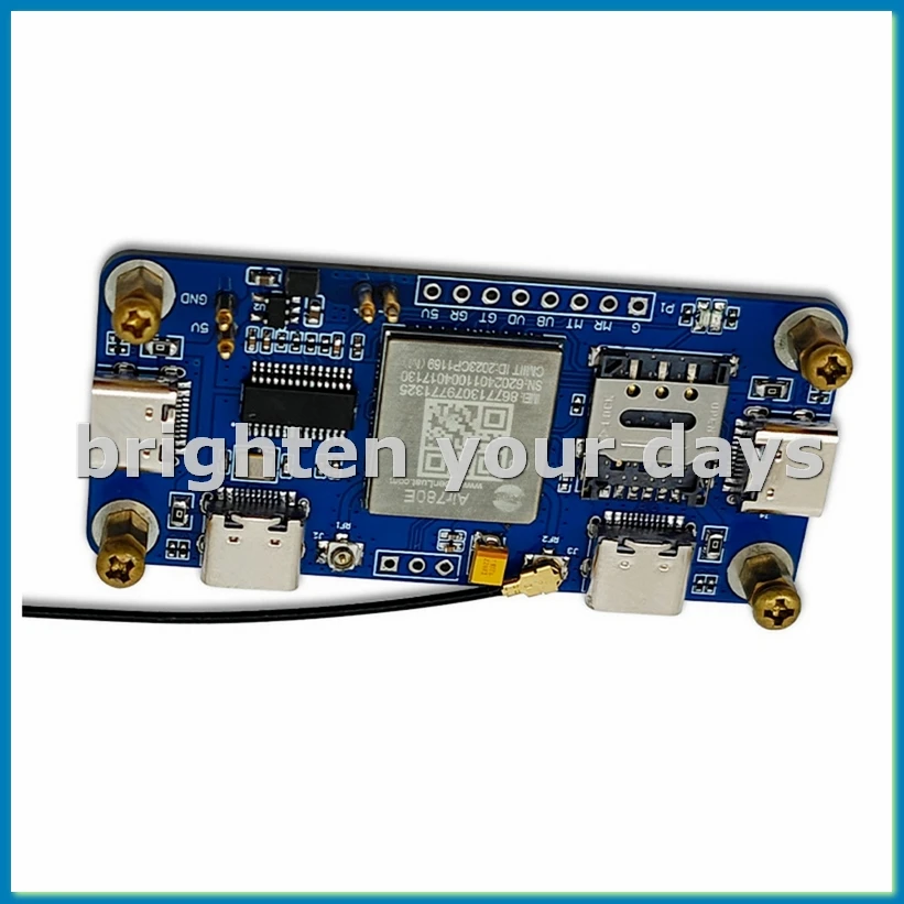 4G HUB Expansion Board Air780e Networking Module 4G CAT1 LTE Ethernet Module for Zero Dedicated-A23U