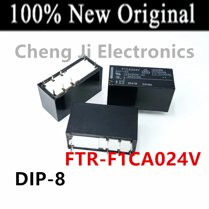 5-10PCS/Lot   F1CA012V 、F1CA024V   5A   DIP-8   New Original Slim Power Relay   FTR-F1CA012V  、FTR-F1CA024V