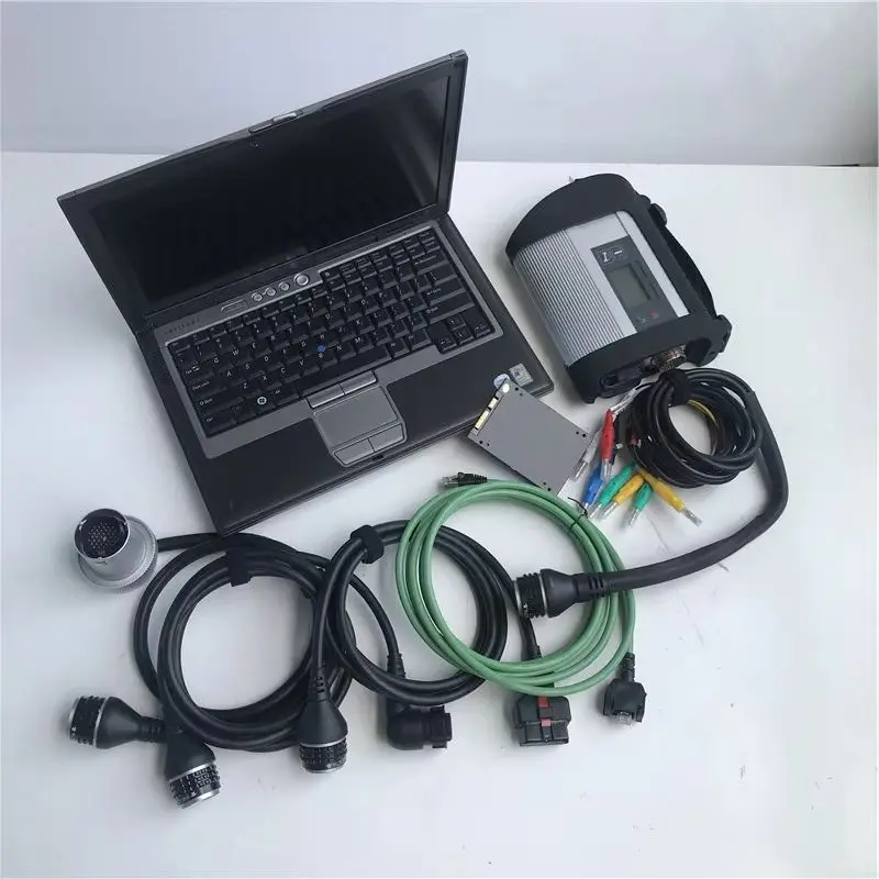 SD Connect C4 500GB HDD 06.2026v DAS DTS in Laptop D630 win10 Diagnosis System for Mercedes Car Trucks Scanner