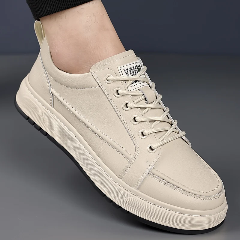

Casual men's board shoes Comfortable high-quality minimalist style Classic Black office Outdoor shoes for sports Luxury New