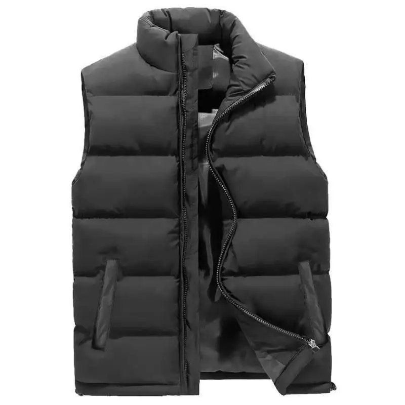 Colete masculino thiened bubble sve, leve, casual, esportivo, sete sve, longo, outono, novo colete transfronteiriço