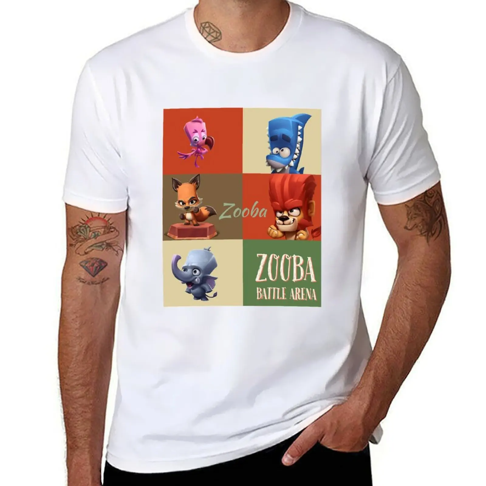 

Day Gift Zooba Battle Arena Christmas Holiday T-Shirt graphic t shirts for man t shirt man cotton T-Shirt