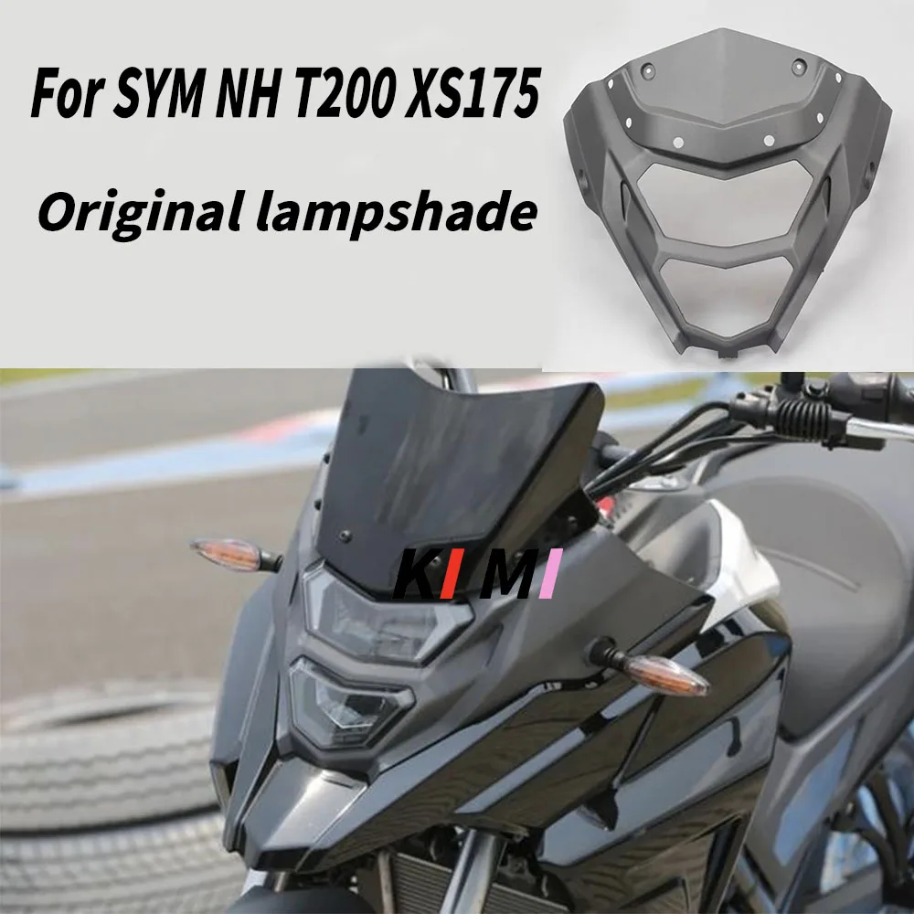 For SYM NH T200 rally car XS175 head hood Front guide hood original black/gray