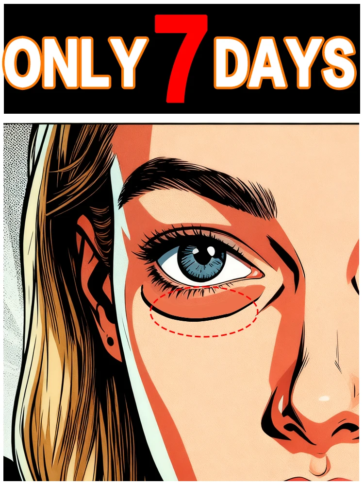 Elimina las bolsas para los ojos, las ojeras y restaura la apariencia normal del ojo.