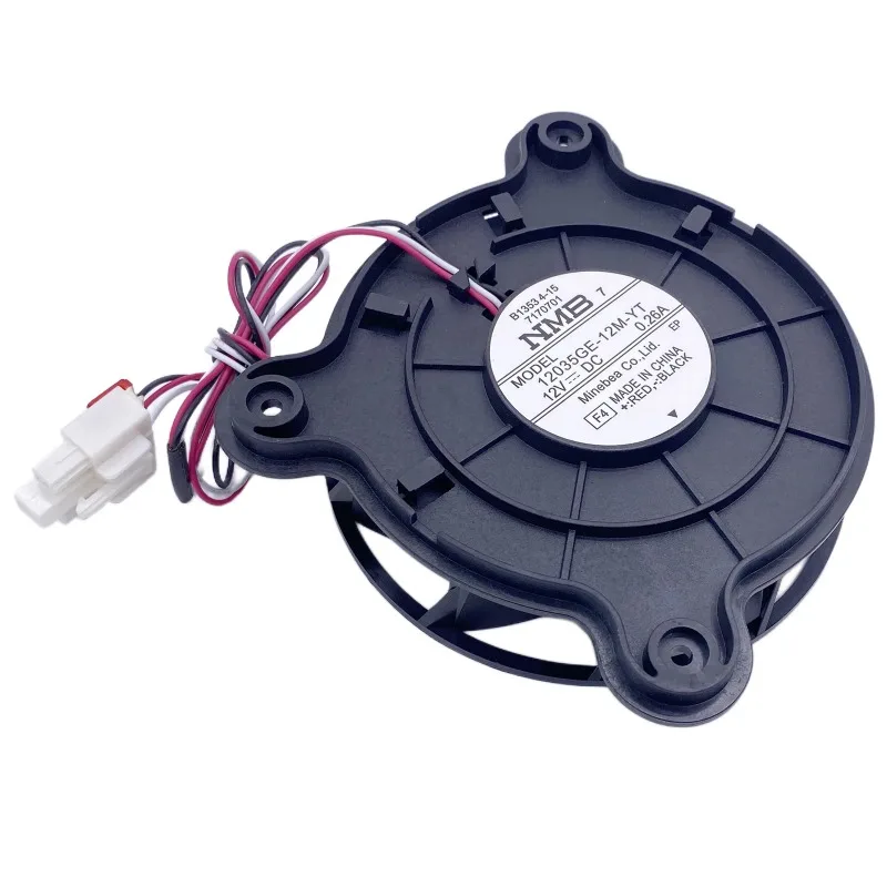 Refrigerator Fan 12035GE-12M-YT Compatible with Sam-sung Hai-er Refrigerator Fan 3-Wire Variable Frequency Fridge Freezer Fan