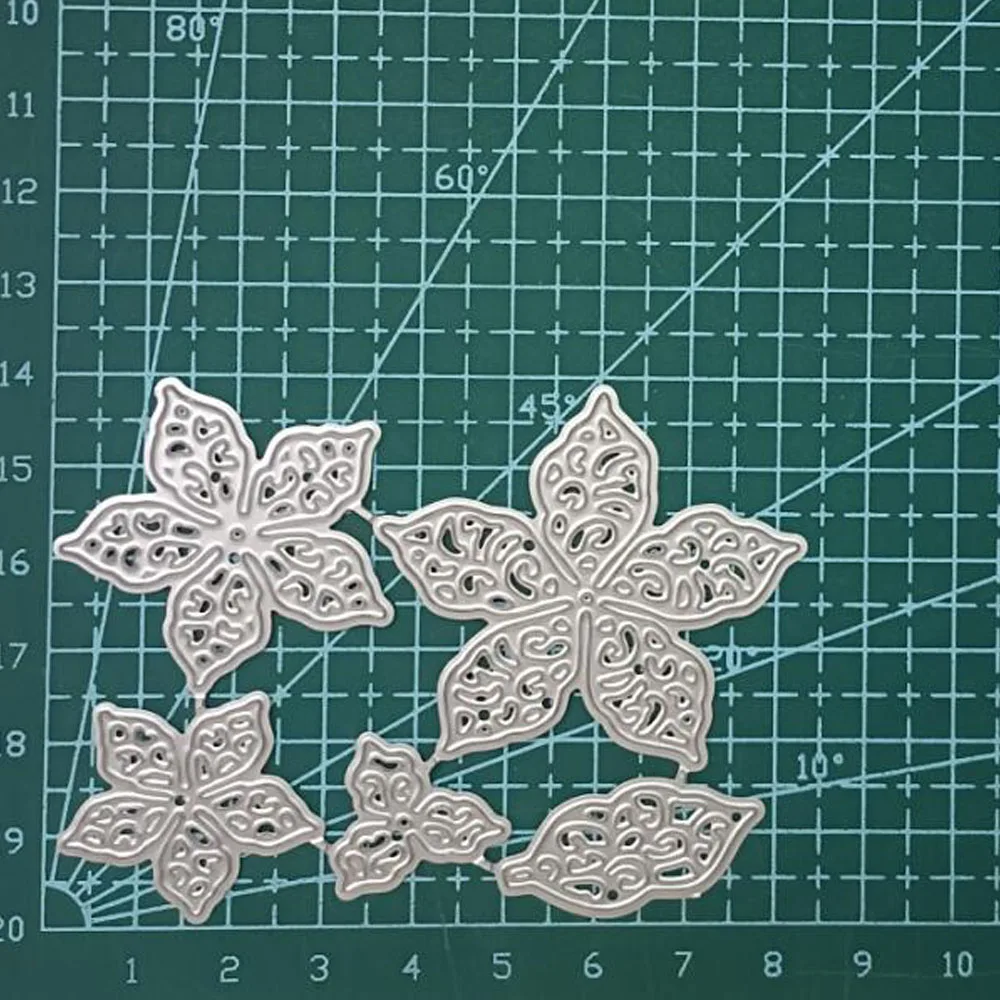 flower Metal Cutting Dies Scrapbook Embossing Paper Craft Knife Mould Cut Dies Punch Stencils