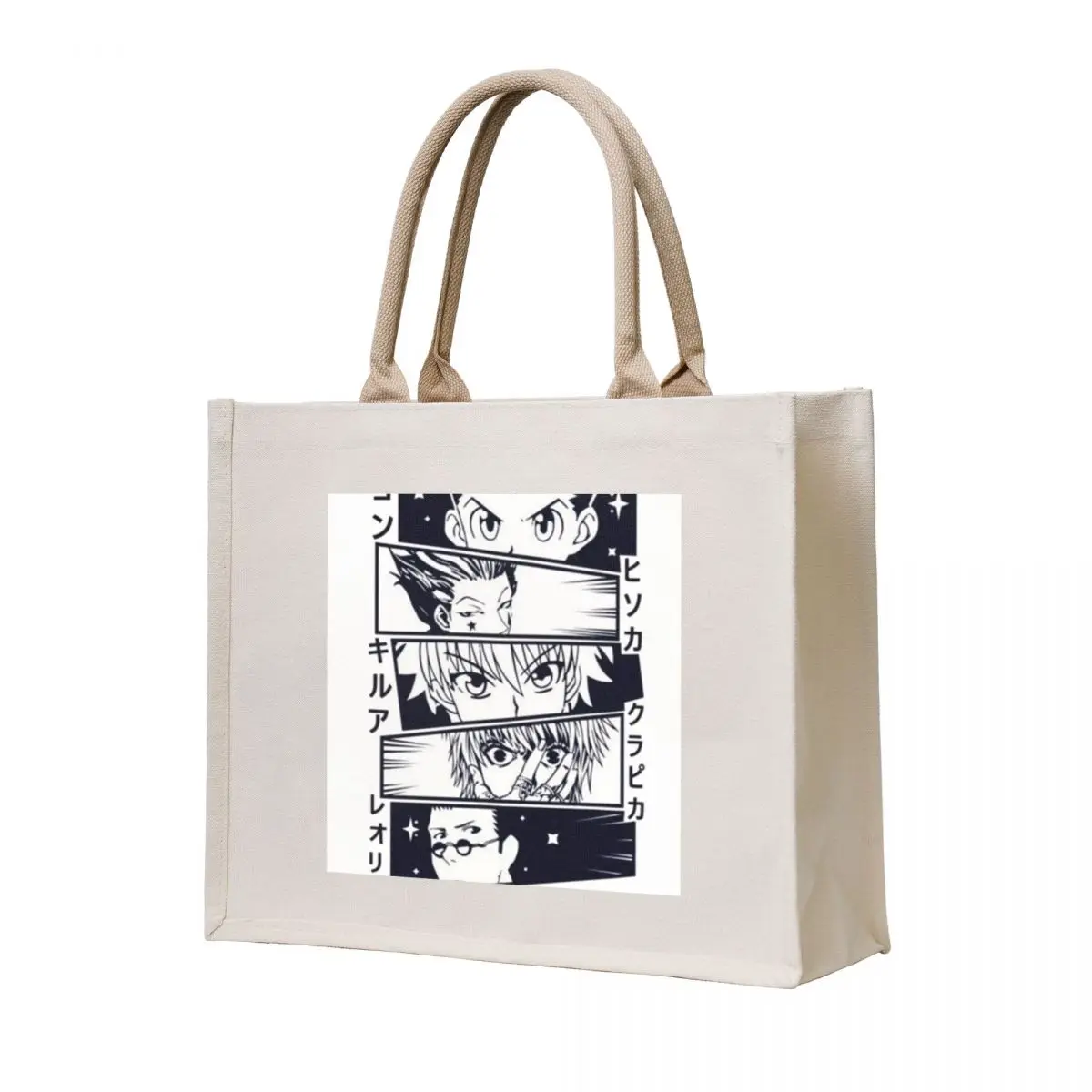

Anime Faces Tote Bag tote bag university Large bags for women Lady bags shopper bag women