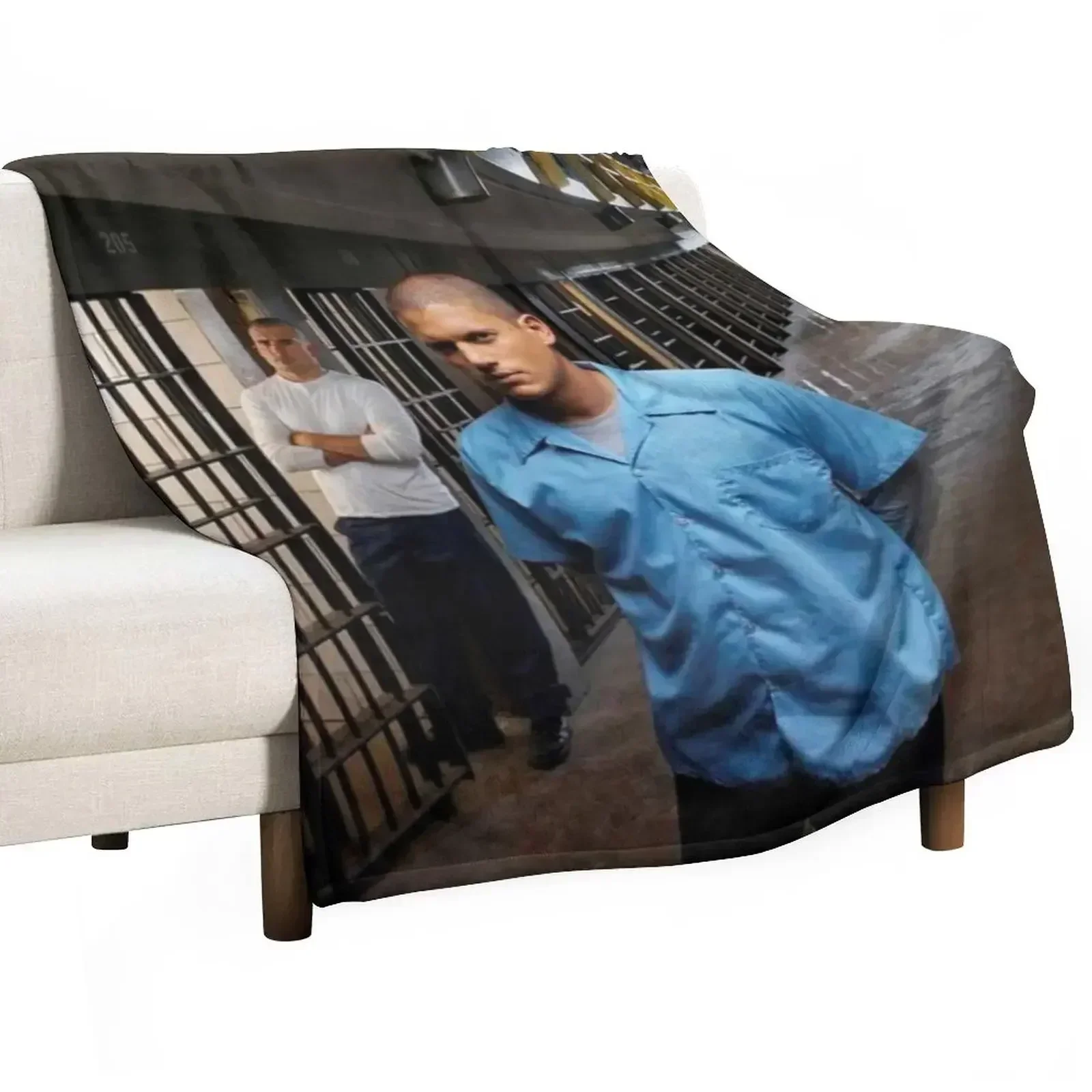 Prison Break Throw Blanket Hair Sofa Quilt funny gift Blankets