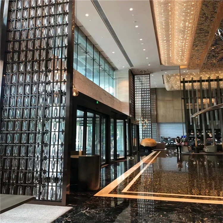 Hotel Lobby Reception Wall Commercial Room Wall Dividers Partitions Screen Decorative Screen Doors