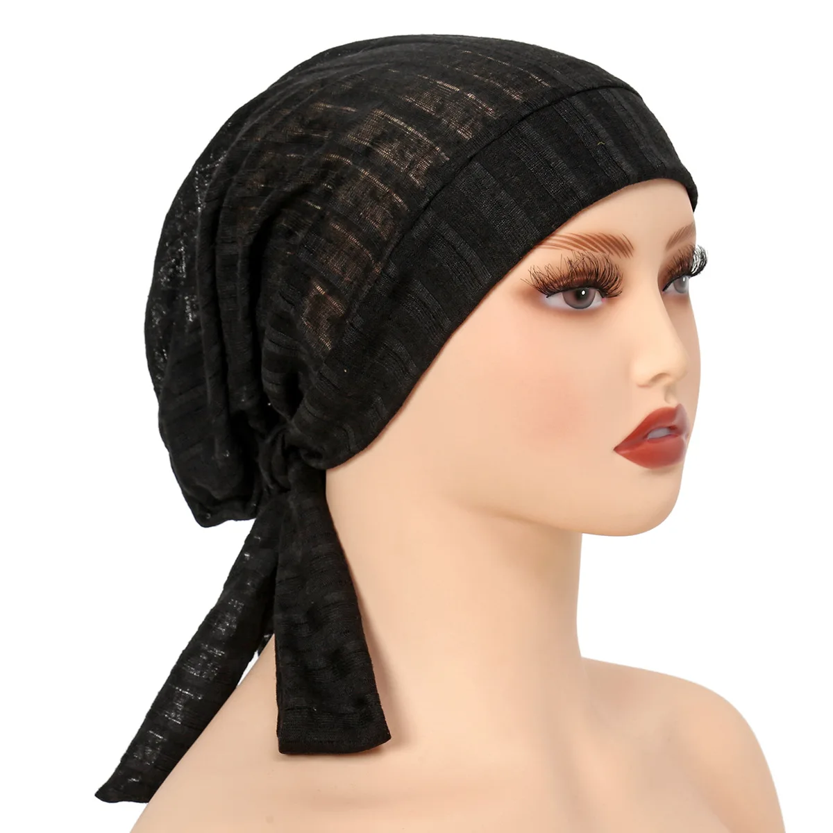 

Muslim Women Stretch Turban Hijab Underscarf Cancer Chemo Caps Hat Head Scarves Pre-Tied Headwrap Beanies Bonnet Turbante Mujer