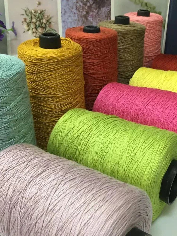 

500g 100% Cotton Yarn for Knitting and Crochet Baby Lace Line High Quality Soft and Non-deformable Sweater Scarves Weave Thread