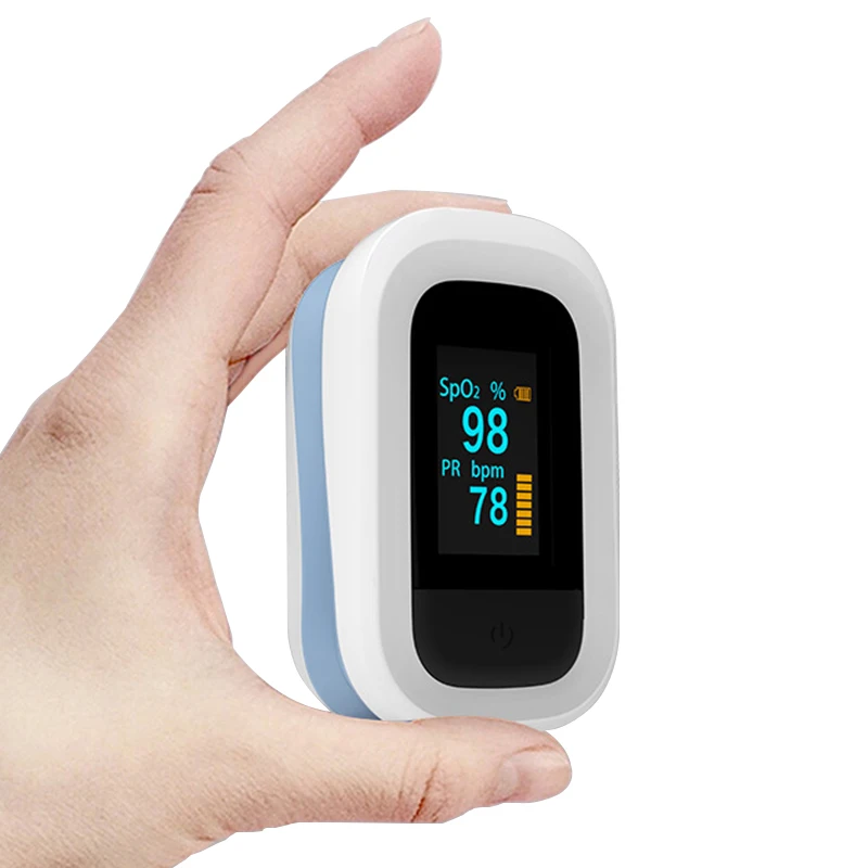 

Цифровой домашний пульсоксиметр на палец для измерения частоты пульса и уровня сатурации кислорода в крови (SpO2) D3