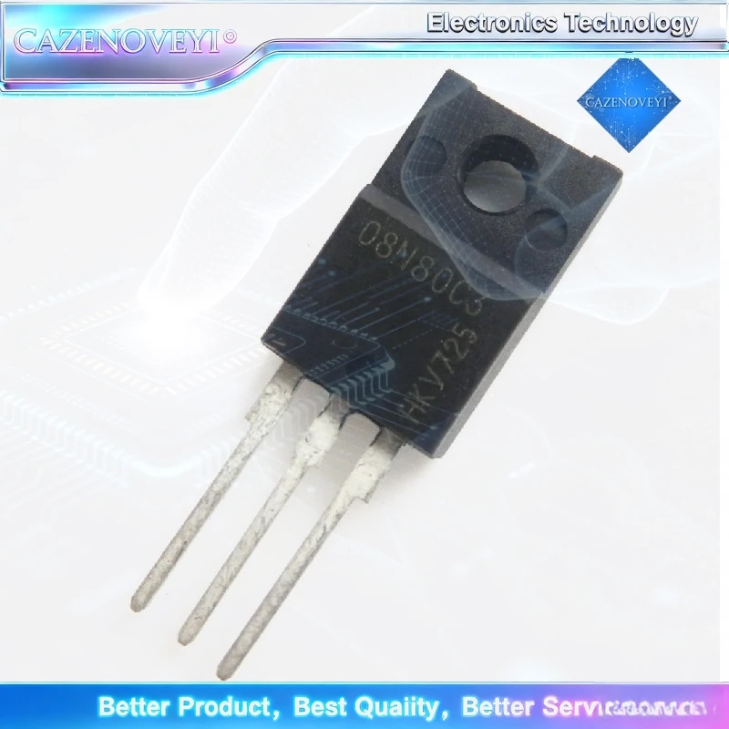 (5-10-20-30-100PCS) 08N80C3 TO-220F SPA08N80C3