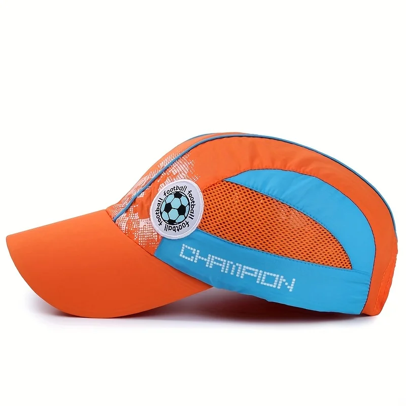Sommer Quick Dry Mesh Baseball Cap für Kinder Jungen Mädchen Atmungsaktive Sport Papa Hut Snapback Bequeme Leichte Kappe – Detail 4