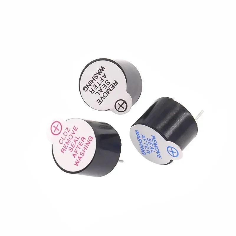 100PCS 12*9.5mm 12095 Active Buzzer Alarm 3V/5V/12V DC Sounder Speaker Buzzer for Circuit Protection
