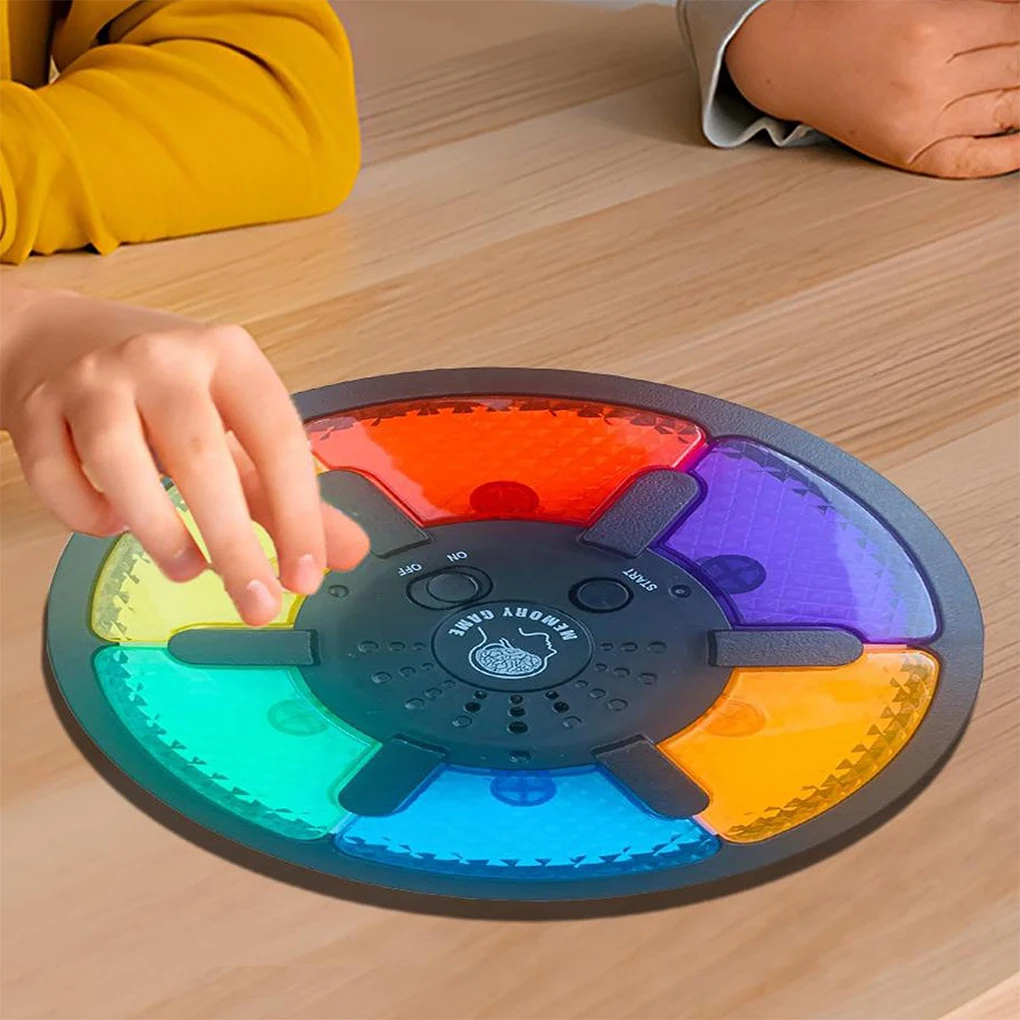 Memory Game Machine Handheld Electronic Memory Game with Light and Sound Puzzle Creative Interactive Game Toy Memory Training