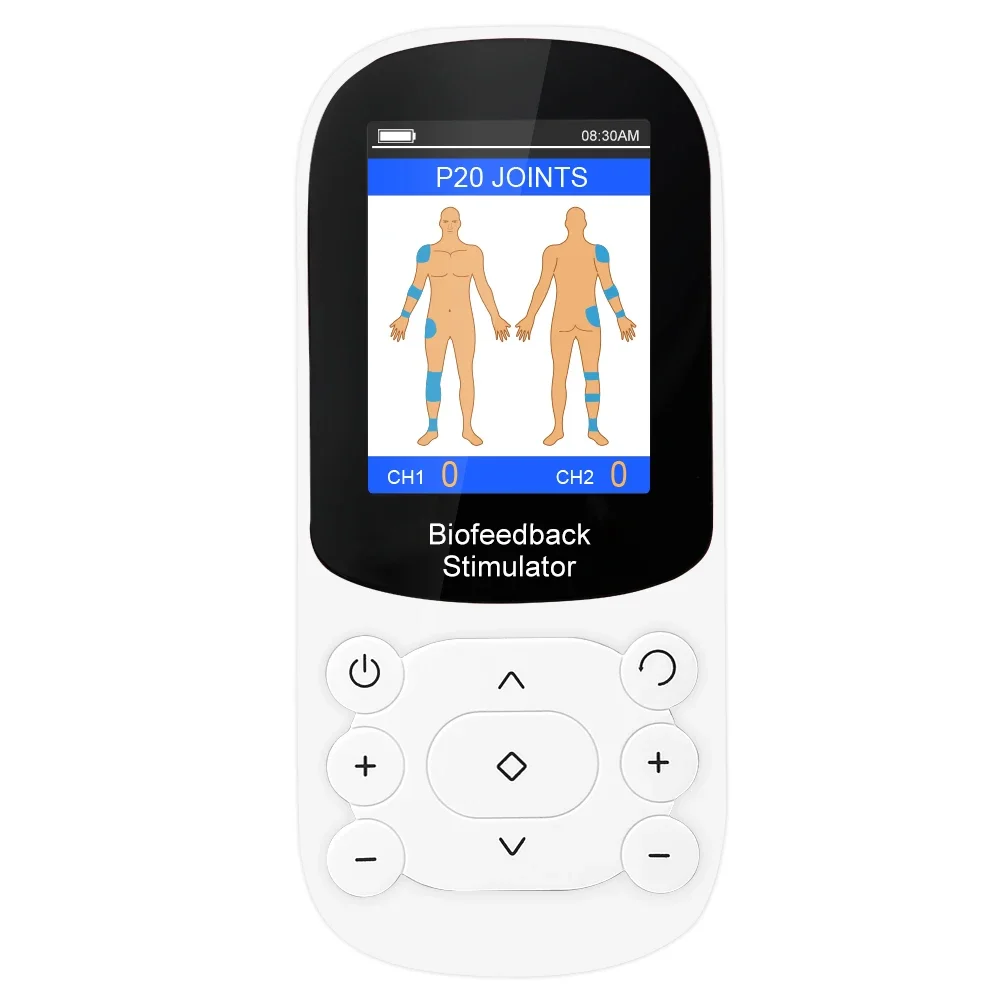 Biofeedback Nerve and Muscle Stimulator with EMG Test EMG Game ETS STIM and Mirror use of biofeedback and electrical stimulation