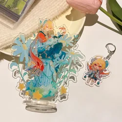 Kaveh Sumeru Standing Anime KeyChain yuan shen Key Chain Women Creative Fashion Figure Model Plate Key Ring Acrylic Gift