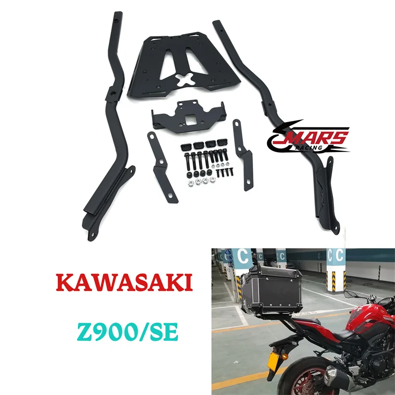 

For KAWASAKI Z900/SE 2017 2018 2019 - 2023 Motorcycle Accessories Rear Luggage Rack Carrier Support Shelf Holder Trunk Bracket