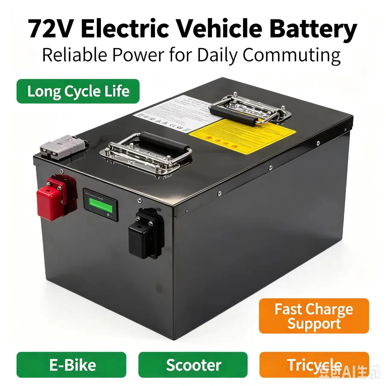 Lion-20S High Capacity 72V Lithium Ion Li-ion Battery with Bluetooth BMS for Electric Vehicles 1000W-5000W