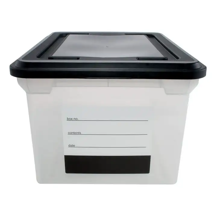 Innovative Storage Designs File Tote with Contents Label