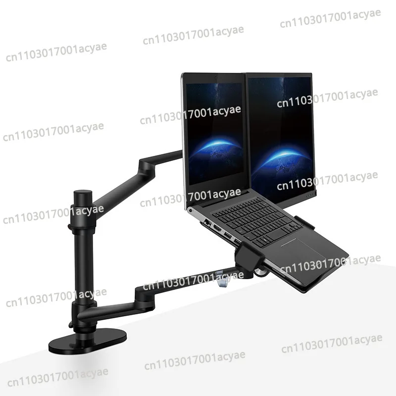 Multi-Screen Desktop Stand – Adjustable Holder for 17-34 Inch Laptops & Monitors for Efficient Dual-Screen Work