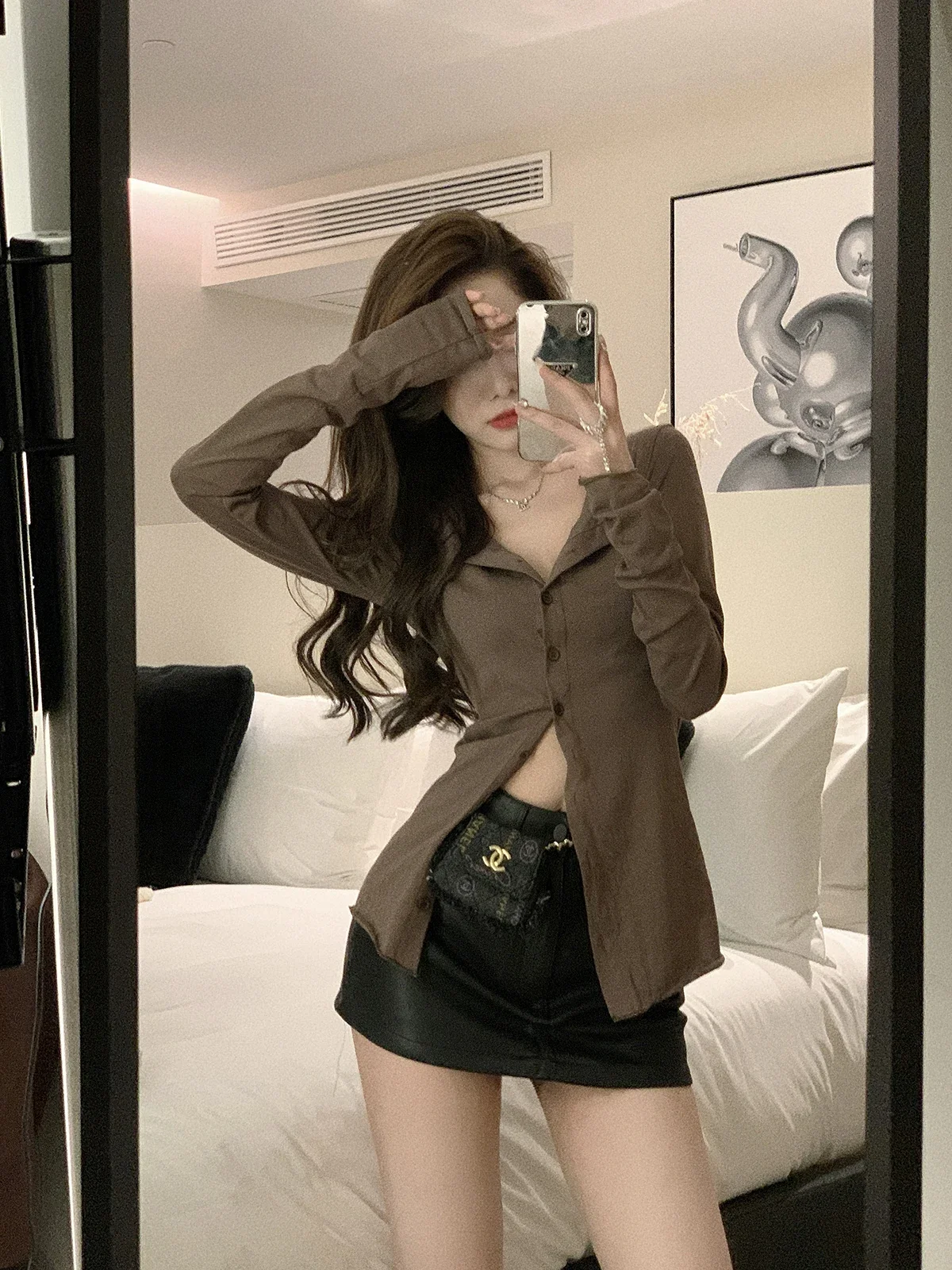 

Blouse for Women 2023 Blusas Mujer De Moda Slim Waist Long Sleeve Thin Shirts Y2k Tops Fashion Casual Tunic Korean White Blouses