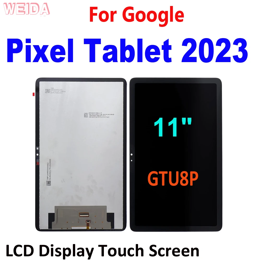 

11" For Google Pixel Tablet 11 2023 GTU8P LCD Display Touch Screen Digitizer Assembly For Google Pixel Tablet 2023 LCD Replace