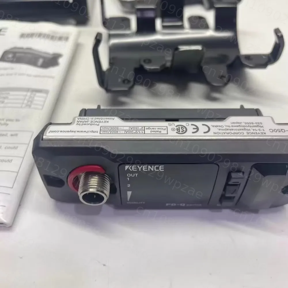 KEYENCE FD-Q50C Digital Flow Sensor Water Coolant  40A/50A Type Clamp-on Flow Switch NPN/PNP for Hydraulic System