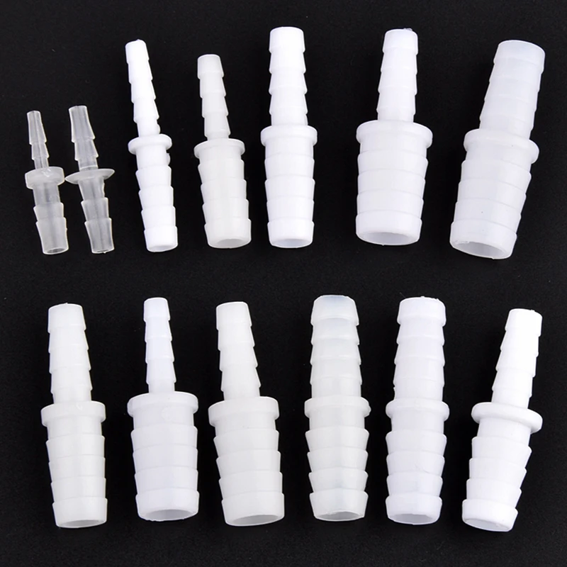 5~100Pcs PE Plastic Pagoda Reducing Direct Connector Aquarium Water Tank Air Pump Adapter Garden Irrigation Hose Joint Fittings