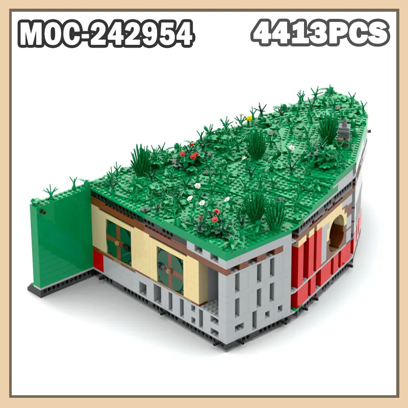 

MOC-242954 Крытая курительная комната MOC Строительные блоки Современный вид на улицу Архитектурная серия Строительные блоки 4413CS Игрушки Кирпичи