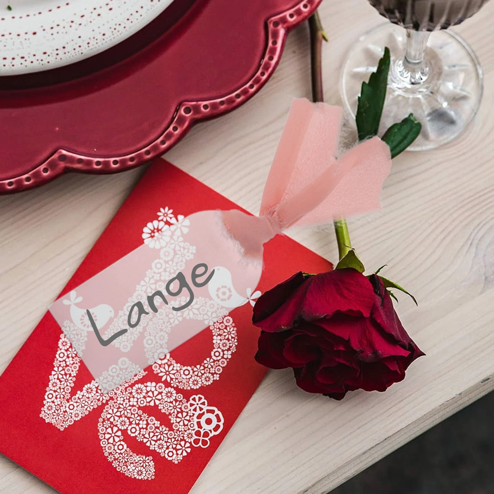 

10 Pcs Wedding Seat Tags Acrylic Reserved Signs Place Cards Blank Labels Seating Chair Party Accessories Travel