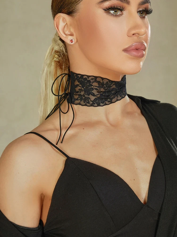 

Кружевное колье Lila # NL02 ZYM Аксессуар для латинских танцев