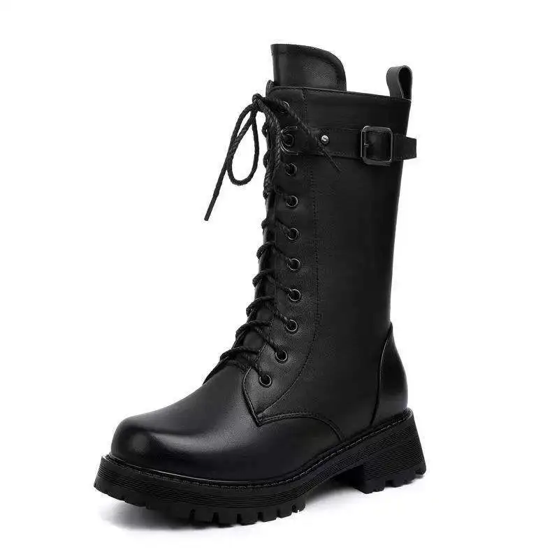 Short boots women 2026 short boots fur integrated large cotton boots women's shoes wool snow boots