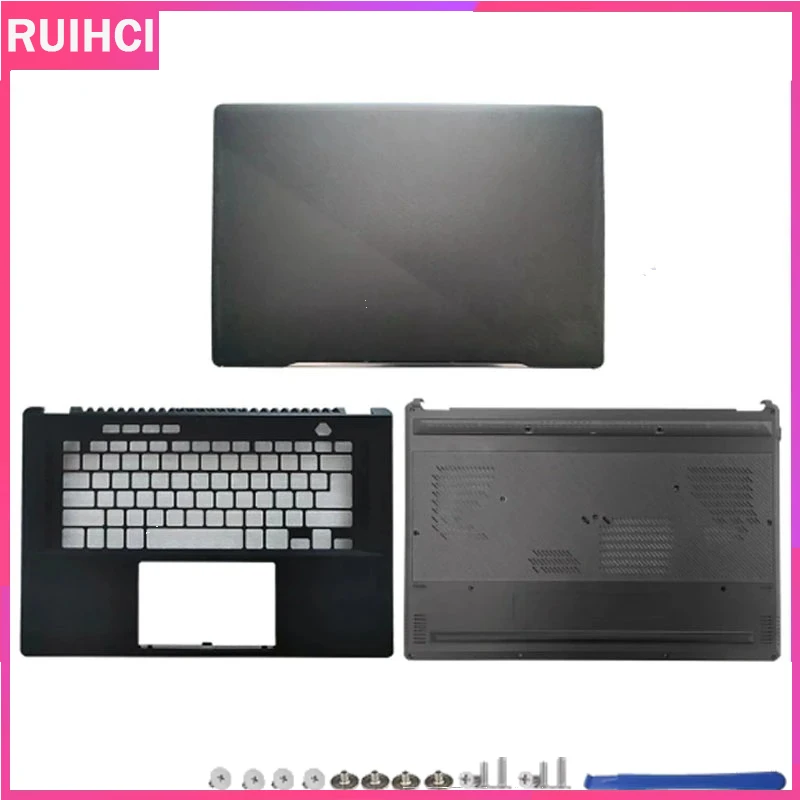 

Для ROG Zephyrus M16 GU604, новая задняя крышка ЖК-дисплея для ноутбука, передняя панель, верхняя часть упора для рук, нижняя база, петли для клавиатуры