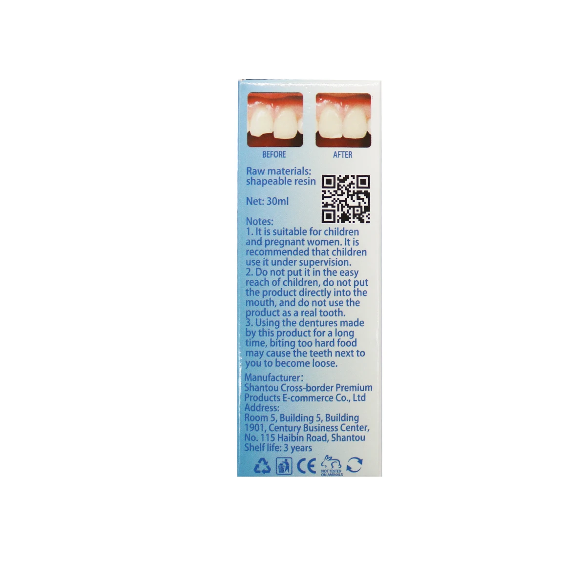 Denture Solid Glue Resin Temporary Tooth Repair Granules Teeth Gaps Broken False Teeth Filling Moldable Solid Glue Dental Care