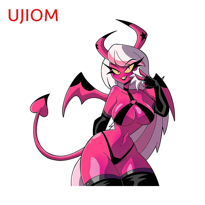 UJIOM NSFW Verosika Mayday Demon Girl Wall Sticker Trendy Purple Style Artistic Decal Creative Personality Amusing Wallpapers