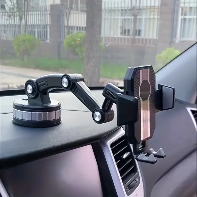 Universal Car Phone Holder Mount Super Adsorption Holder for Hands-Free Driving GPS 360° Adjustable Windshield Console Stand