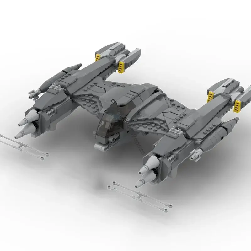 

New 658Pcs Famous Star Battle Movie Moc Guard Starfighter Model Diy Creative Ideas Child Toys Birthday Gifts Custom Puzzles 7673