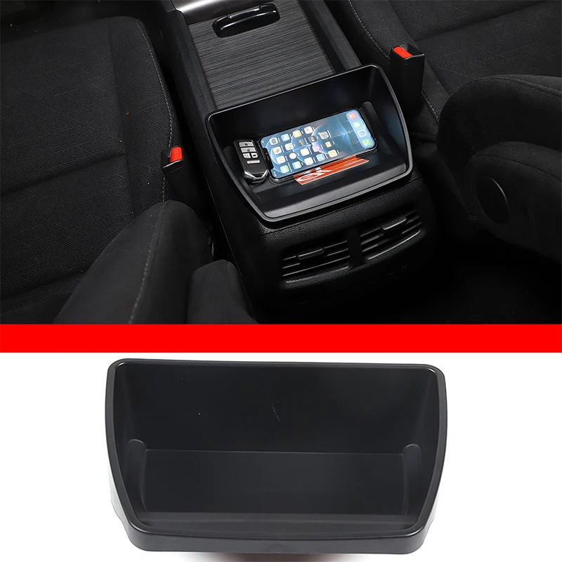 

For Honda Pilot 2015-2022 ABS Black Car Central Control Storage Tray Organize Auto Interior Accessories