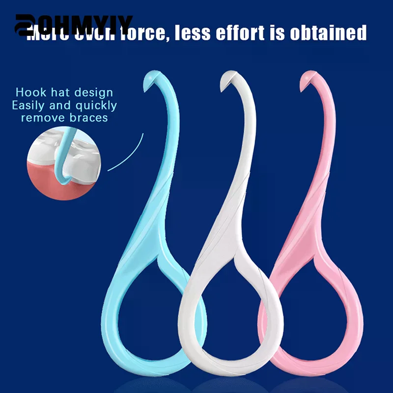 

4Pcs/Set Dental Brace Extractor Orthodontic Aligner Chewies Oral Teeth Aligner Removal Braces Hook Tool Silicone Tray Seaters