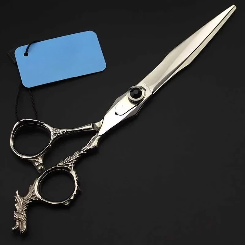 7inch  Pet Grooming Hair Cutting Scissor Dragon Handle Shear Clipper Cat Dog Hairdressing Knife Shape Blade