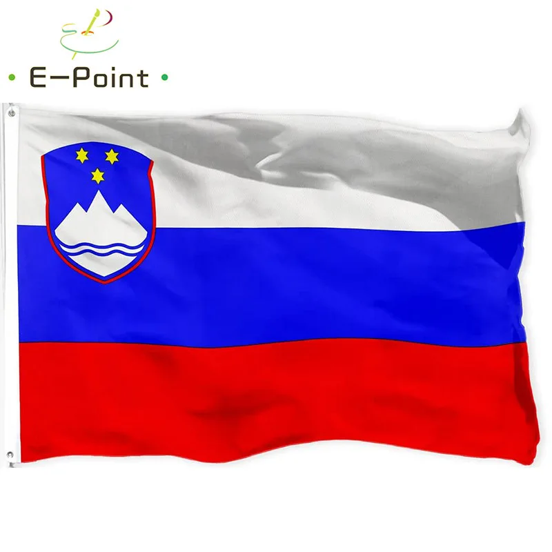 The Republic of Slovenia National Flag 2ft*3ft (60*90cm) 3ft*5ft (90*150cm) Size Christmas Decorations for Home Flag Banner