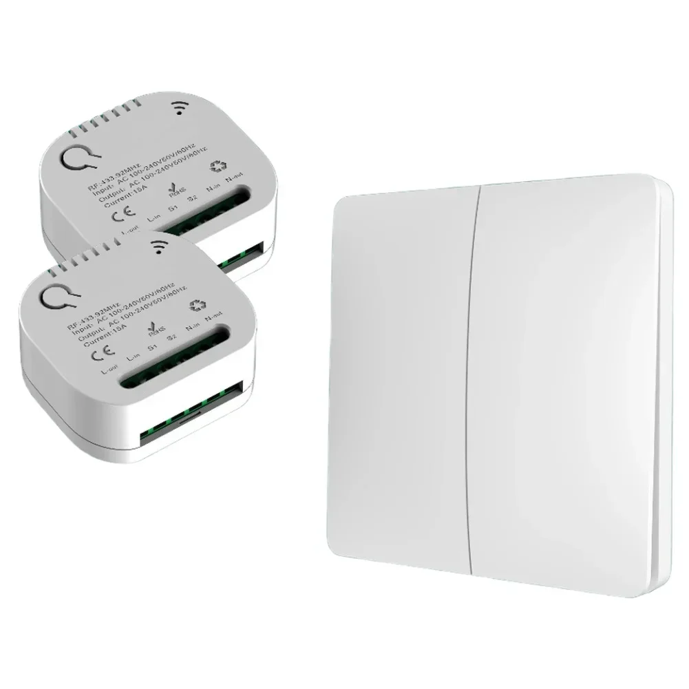 

Для использования в гараже, энергосберегающий комплект приемника переключателя, комплект беспроводного переключателя с автономным питанием, защита цепи, усовершенствованная технология 433.